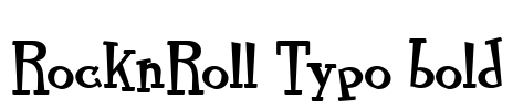 RocknRoll Typo bold