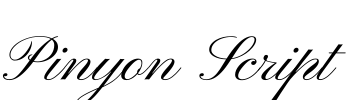 Pinyon Script
