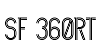 SF 360RT Font Image