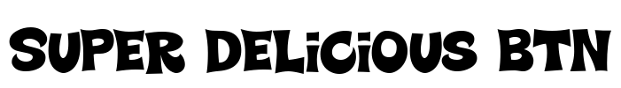 Super Delicious BTN Font Image