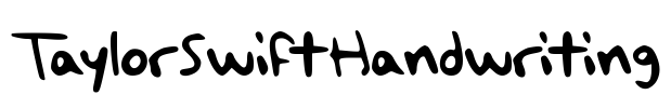 TaylorSwiftHandwriting