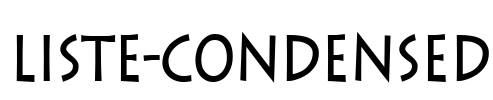 Liste-Condensed