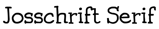 Josschrift Serif