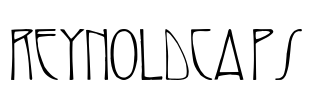 ReynoldCaps Font Image