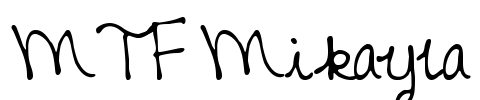 MTF Mikayla Font Image