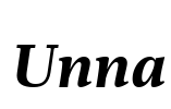 Unna Font Image