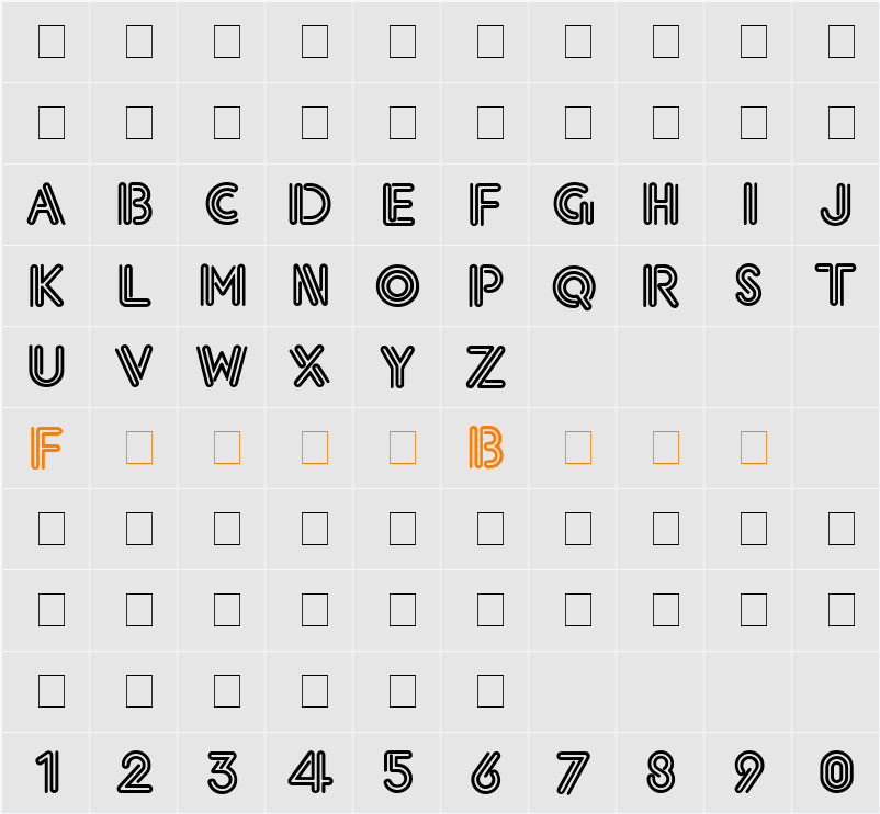 Eklektic Character Map