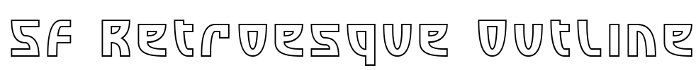 SF Retroesque Outline