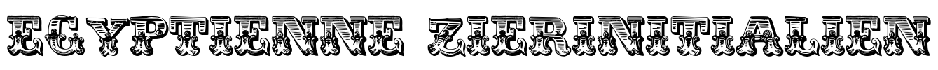 Egyptienne Zierinitialien