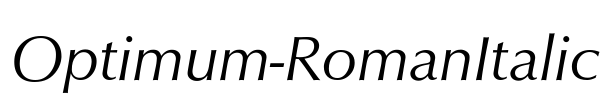 Optimum-RomanItalic