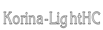 Korina-LightHC Font Image