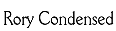 Rory Condensed Font Image