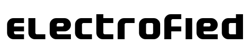 Electrofied Font Image