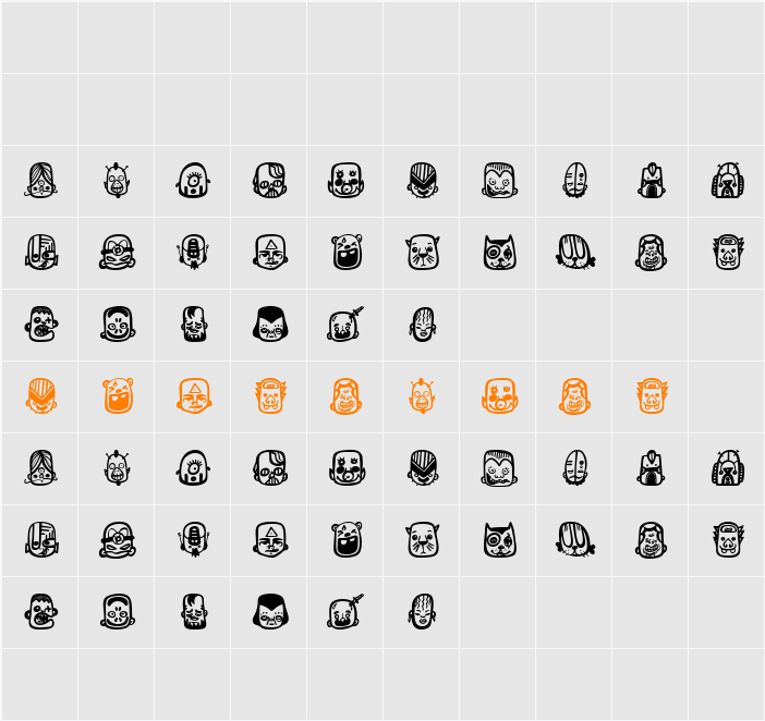 teubé bot Character Map