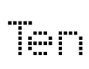 Ten Font Image
