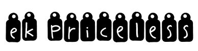 EK Priceless Font Image