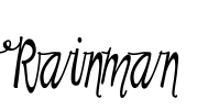 Rainman Font Image