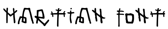 Martian Font
