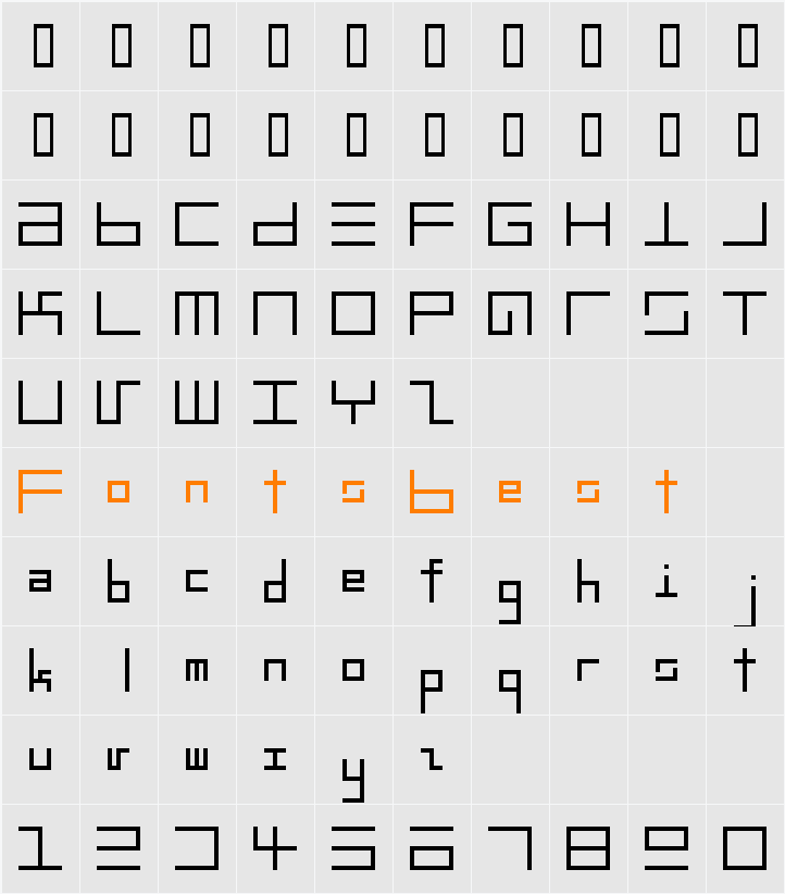 Epps Text Character Map