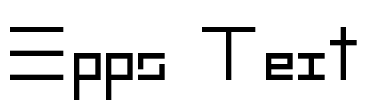 Epps Text Font Image