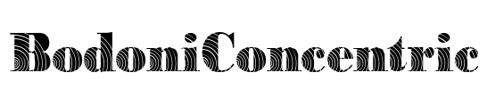 BodoniConcentric