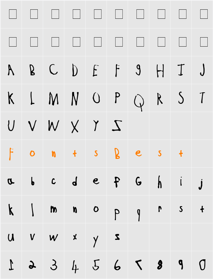 Jessica Character Map