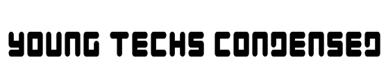 Young Techs Condensed Font Image