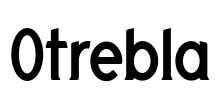 Otrebla Font Image