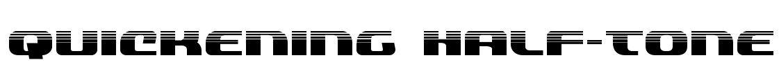 Quickening Half-Tone Font Image