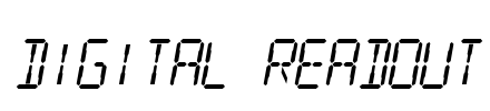 Digital Readout