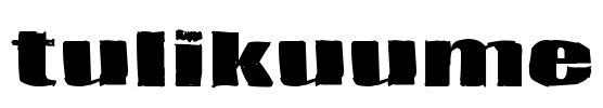 Tulikuume Font Image