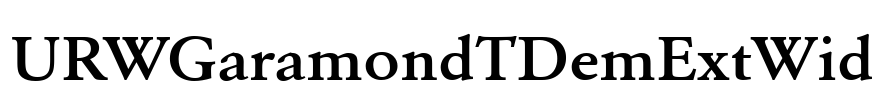 URWGaramondTDemExtWid