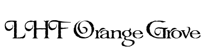 LHF Orange Grove Font Image
