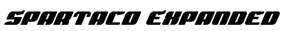 Spartaco Expanded Font Image