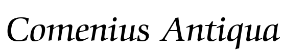 Comenius Antiqua