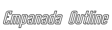 Empanada Outline