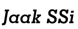 Jaak SSi Font Image