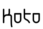 Koto Font Image