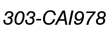 303-CAI978