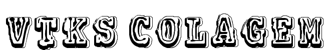 VTKS COLAGEM Font Image