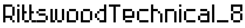 RittswoodTechnical_8 Font Image