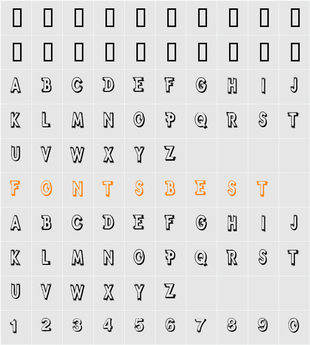 Weird Character Map