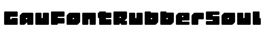 GauFontRubberSoul