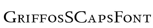 GriffosSCapsFont