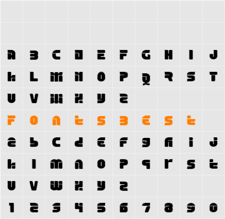 Eraser Character Map