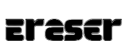 Eraser Font Image