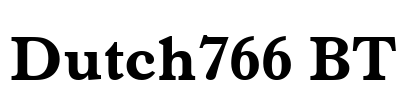 Dutch766 BT