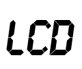 LCD Font Image