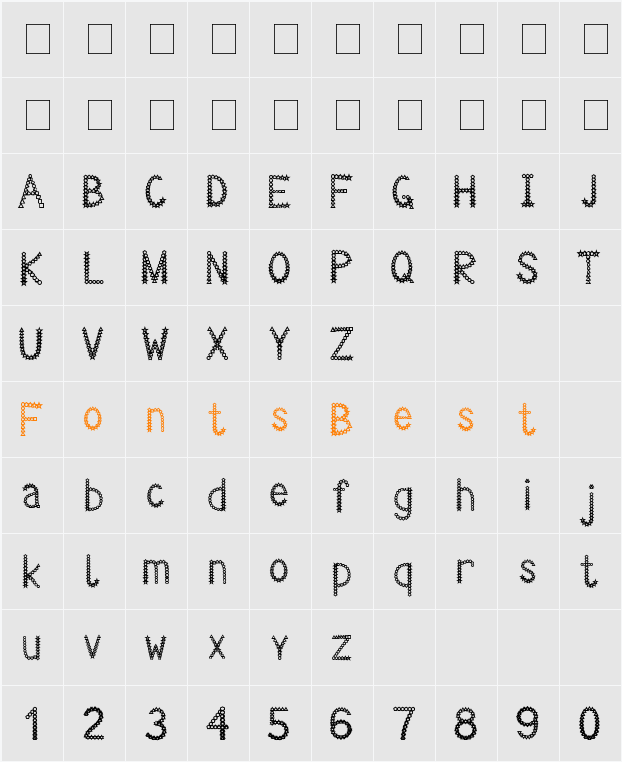Decorissimant_viper78 Character Map