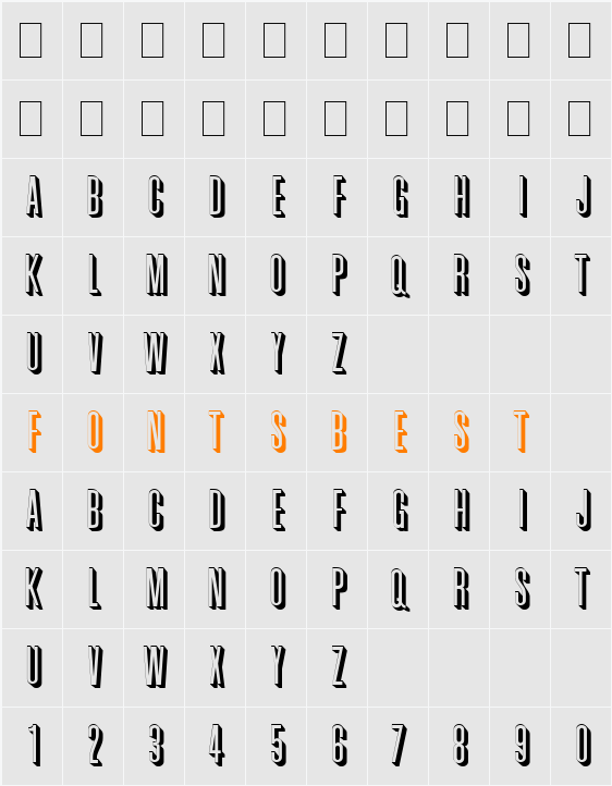 Griffon Character Map